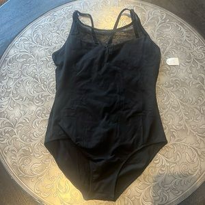 NWT * Black Dance Leotard Size Adult Medium